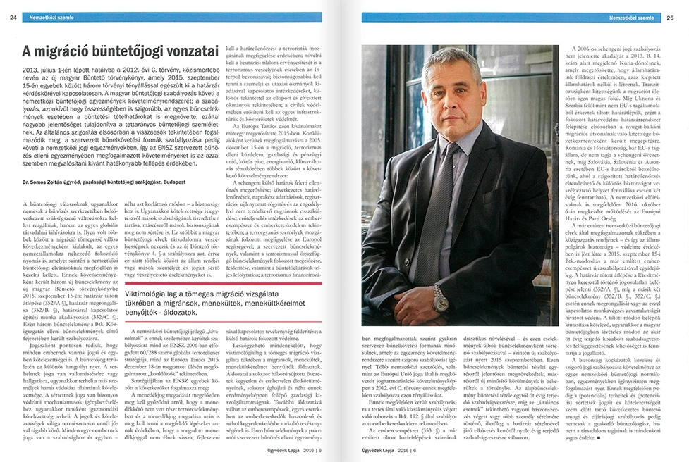 Dr. Somos Zoltán védőügyvéd